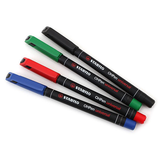 Маркер-ручка 0.7мм зеленый
